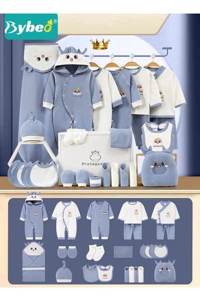 BYBEO 26PCS Newborn Baby Gifts Set, Newborn Layette Gift Set, Baby Clothes Ac...