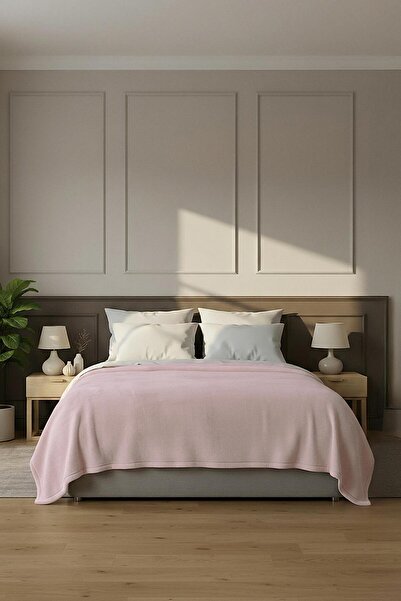 Soley Pufina | Single Rabbit Fur Textured Plush Blanket & Bedspread | 150X220