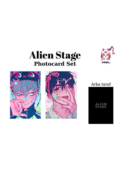 Hara Company Set de carduri foto anime Alien Stage Ivan și Till / Card de colecție v1 (2 bucăți)