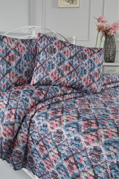 Çeyiz Diyarı Mirave Ultrasonic Quilted 5D Printed Double Pique Set