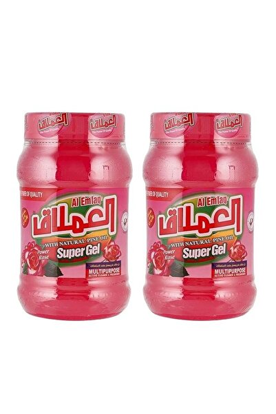 Al Emlaq جل منظف متعدد الأغراض - باور روز، عبوة من قطعتين، وزن كل منهما 1 كجم
