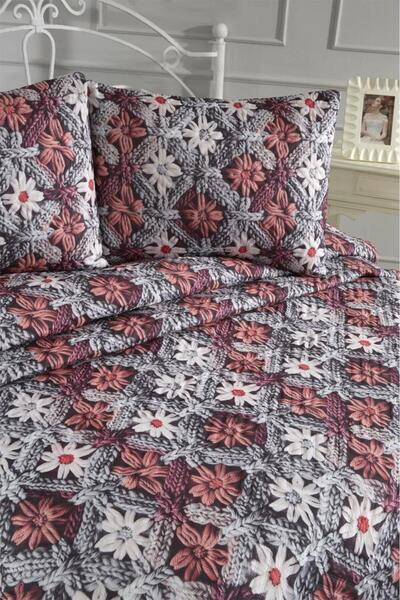 Çeyiz Diyarı Alvera Ultrasonic Quilted 5D Printed Double Pique Set