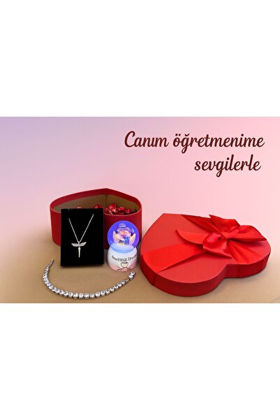 elovya Öğretmenler Günü Hediyesi Öğretmene Hediye 4 lü Premium Hediye Kutusu