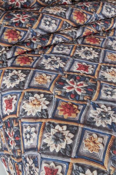 Çeyiz Diyarı Floria Ultrasonic Quilted 5D Printed Double Pique Set