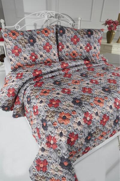 Çeyiz Diyarı Eloria Ultrasonic Quilted 5D Printed Double Pique Set