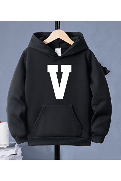 CACTUS COLLECTION Детска суитшърт с качулка и букви