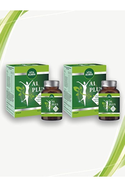 VİTABUMİN A Plus L-carnitine Lepidium - Bitkisel 30 Kapsül 2 Adet