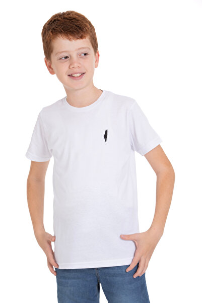 Zaytoon Tricou- Tricou pentru copii din bumbac cu harta Palestinei brodata