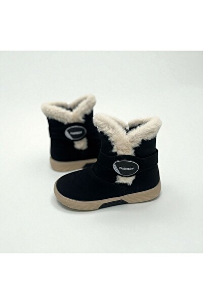 Rexba Girls' Boots with Buckle Detail and Anti-Slip Soles