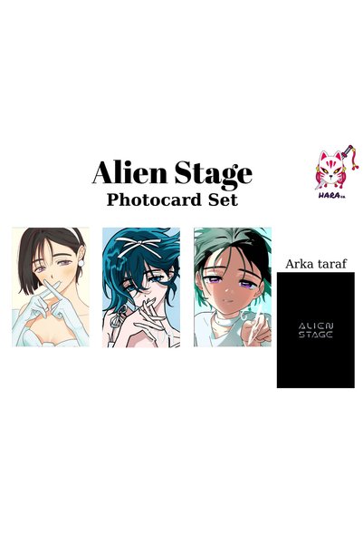 Hara Company Alien Stage Animesi Sua Anime Photocard Seti / Koleksiyon Kartı ...