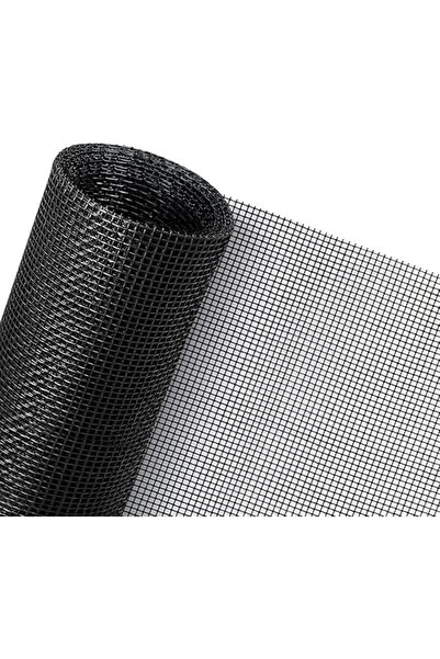 Raco شبكة حشرات من الألياف الزجاجية للنوافذ والأبواب (1 متر، أسود)