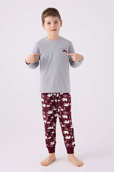 Arnetta Father Son Double Set - Gray Melange