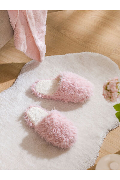 LC Waikiki New Season Sparkling Pieces from Esvab Pink Flat Plush Women's Hou...