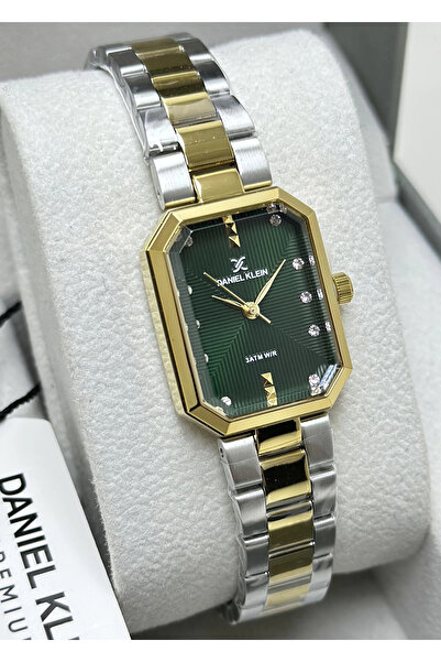 Daniel Klein Dikdörtgen Su Geçirmez Çelik Kordon Kadın Kol Saati ILK109683