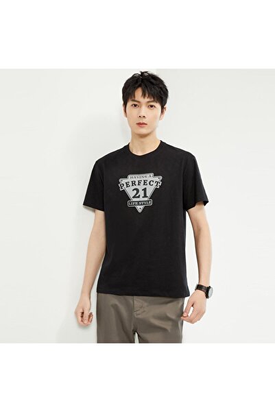 Giordano Men's Crew neck Short Sleeve Print Tee | Online Exclusive