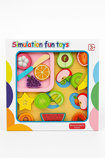 OEM Wooden Educational Game – Food and Cooking Accessories Set – Simulation Fun Toys, 30x30cm