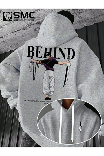 uyguntarz Unisex Toji X Japanese Printed Hooded Sweatshirt