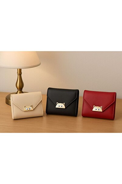 ZERVA QUEEN Cat Detailed Envelope Women's Wallet