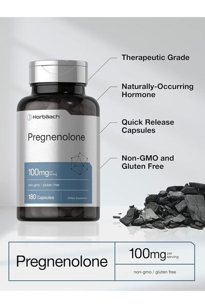 Horbaach Horbäach Pregnenolone 100mg 180 Caps