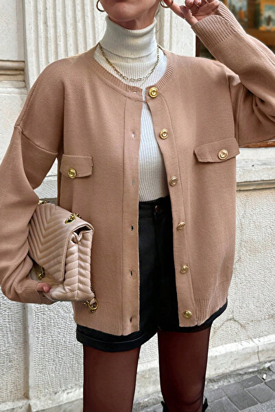 H&E LUXURY DESIGN Women's Oversize Soft Textured Cardigan