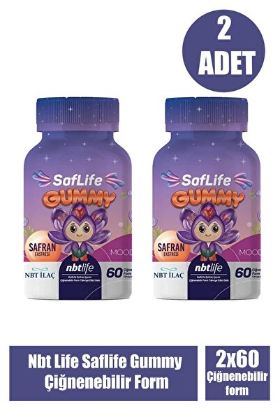 ASFSTORE Seddar Collection Nbt Life Saflife Gummy 60 Çiğnenebilir Form 2 Adet
