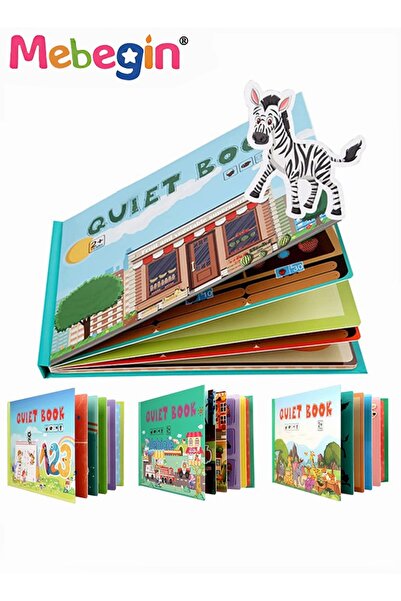 MEBEGIN Montessori Toys for Toddlers Busy Book for Kids Preschool Activity Bi...