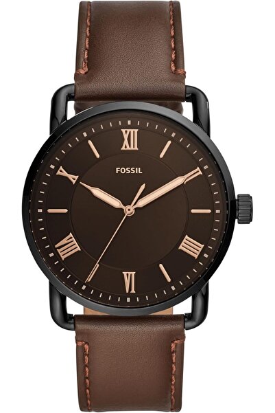 erorex ساعة فوسيل كوبلاند للرجال بهيكل رفيع وسوار من الجلد الأصلي