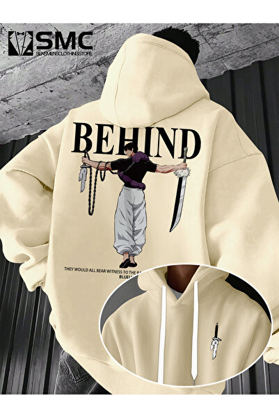 uyguntarz Unisex Toji X Japanese Printed Hooded Sweatshirt