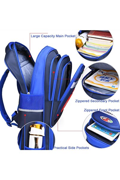 Beauenty 3D Spider-Man School Bag for Boys & Girls (6-12) - Large Waterproof Backpack