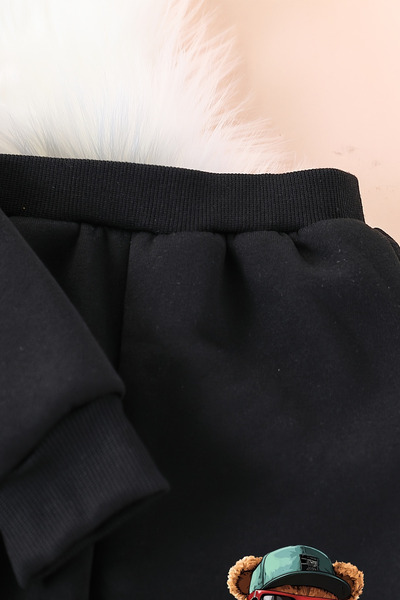 ADABEBEK Premium Tarz Bear Printed Vest Set 3-Piece Bottom and Top Baby Set 24742