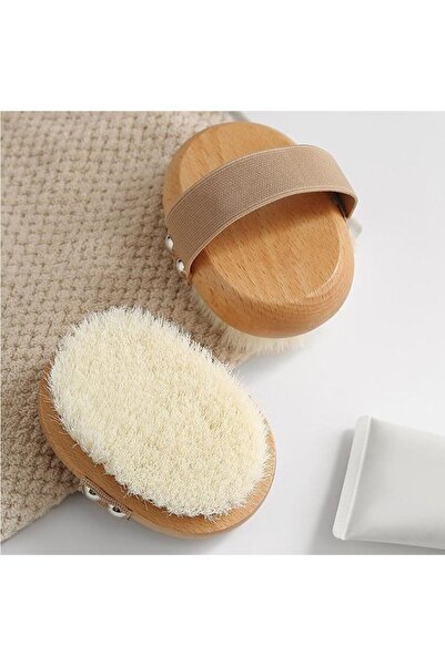 fulina فرشاة الجسم الجافة، فرشاة تقشير الجسم الناعمة ذات الشعيرات الناعمة