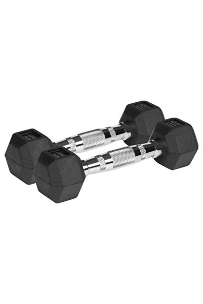 Rebel Dumbbells Cast Iron Rubber 2x1kg Pirate Activities