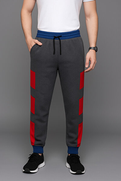 STITCH by MH Men's Side Stripe Box Cotton Trousers.