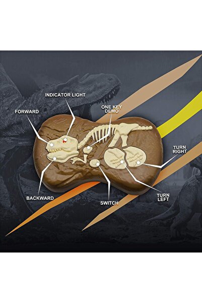 Beauenty Remote Control Walking Dinosaur Toy w/ Light & Smoke - Tyrannosaurus Rex (Ages 4-12)
