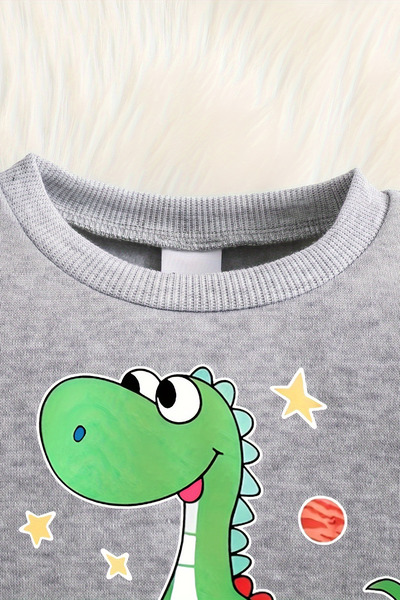 ADABEBEK Premium Dinosaur Printed Vest Set 3-Piece Bottom and Top Baby Set 24750