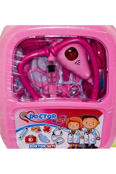 FABBA TOYS ZEY2028 Çocuk Eğitim Amaçlı Valizli Doktor Seti Oyuncak Rol Oyunu Malzemeleri Sağlık Kiti