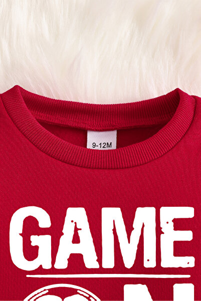 ADABEBEK Premium Football Player Printed Vest Set 3-Piece Bottom Top Baby Set 24751