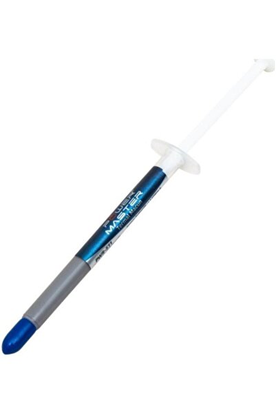 POWER MASTERR Silicon Gres Small Syringe Heat Conductor 1 Gr Thermal Paste Gray