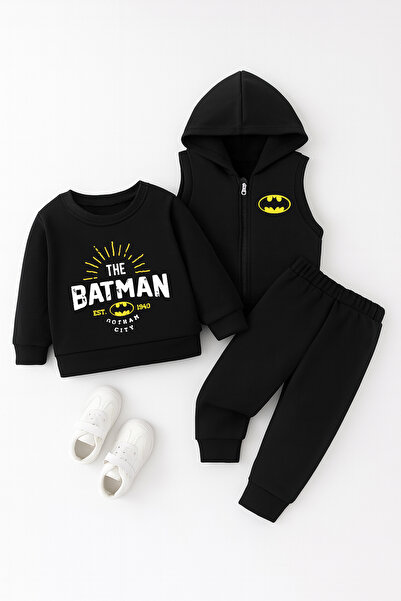 ADABEBEK Premium Style Character Printed Vest Set 3-Piece Bottom and Top Baby Set 24381