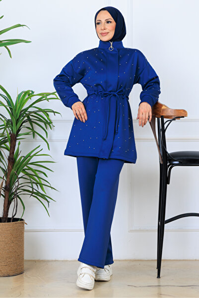 benguen Pearl Scuba Suit N5323 Indigo