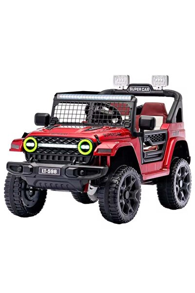 Generic Electric children's car – Model LT-598 – Sporty jeep design with large wheels and attractive hea