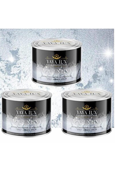 YaYa Color Promotional Package 1.5 Liters Luxury Decorative Paint – Argentina Silver