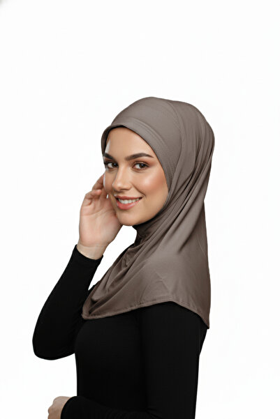 elysianfidan Cotton Comfort Takmatik Mink Ready-To-Wear Turban Hijab Bonnet Easy to Put on and Take Off Comfortable Model