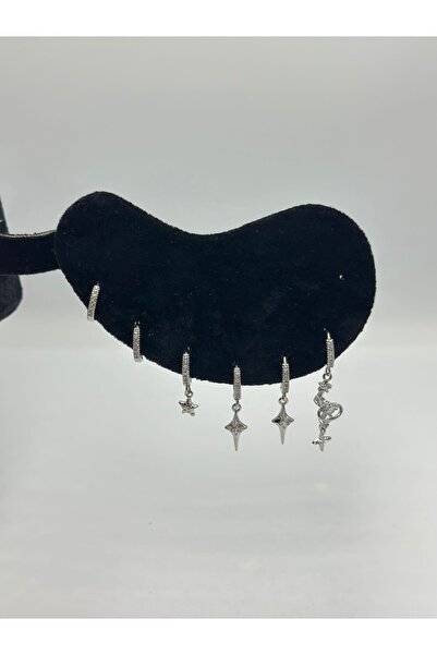 BYYEŞO Polar Star Set Earrings (Steel) Gold