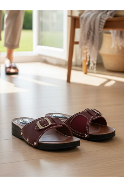 Wordex Hipokrat Hp450 Genuine Leather Hallux and Gel Heel Spur Slippers Bone Spur Daily Women's Slippers