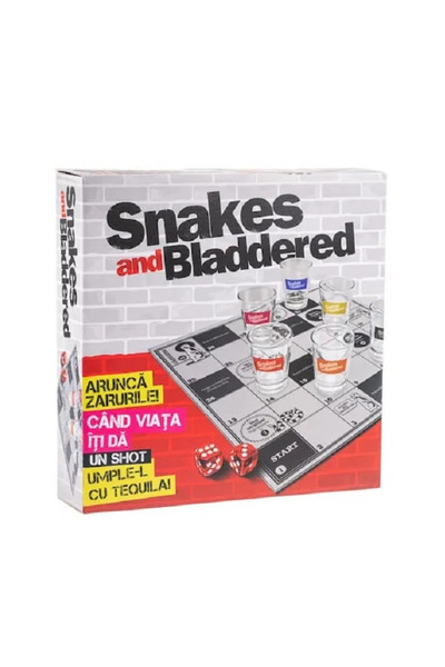 Gameology Snakes & Bladdered (RO) – Joc de petrecere cu shoturi