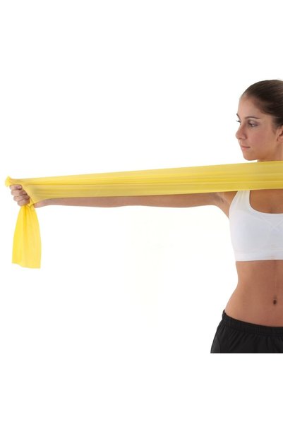 THERABAND BANDĂ DE EXERCIȚII GALBENĂ DE 2 METRI