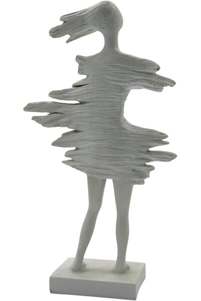 B&D Modern Abstract Figurine by banddtools — Grey Decorative Art Statue