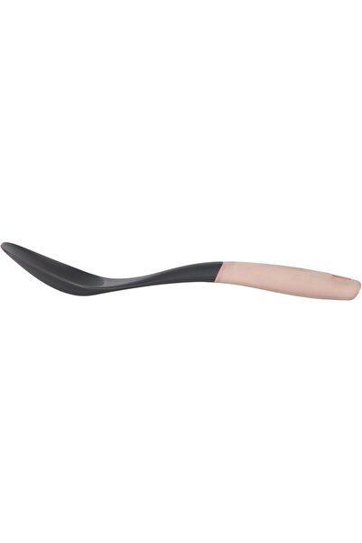 B&D Solid Spoon, Black Kitchen Utensil, Ergonomic Handle Design