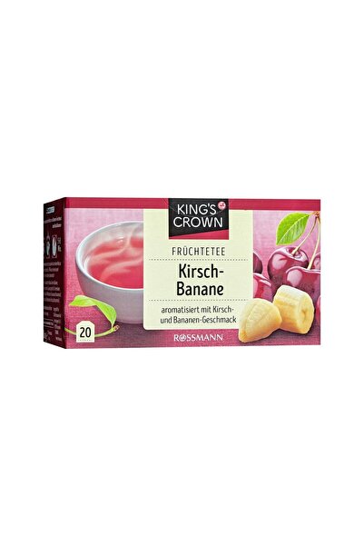 King's Crown Kings Crown Bitki Çayı Kiraz Ve Muz 60 gr 20'li